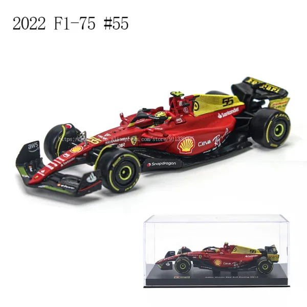 Bburago 1:43 Ferrari F1-75 Alloy Model Car - Image 8