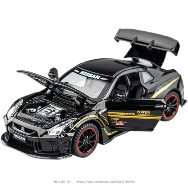 1:32 Nissan GTR R35 Diecast Alloy Model Car - Image 5