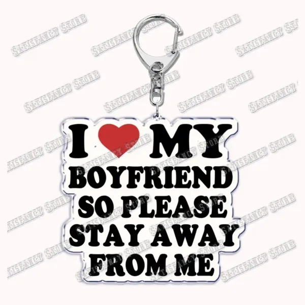 Silver Keychain with Heartfelt Letter Design - Image 9