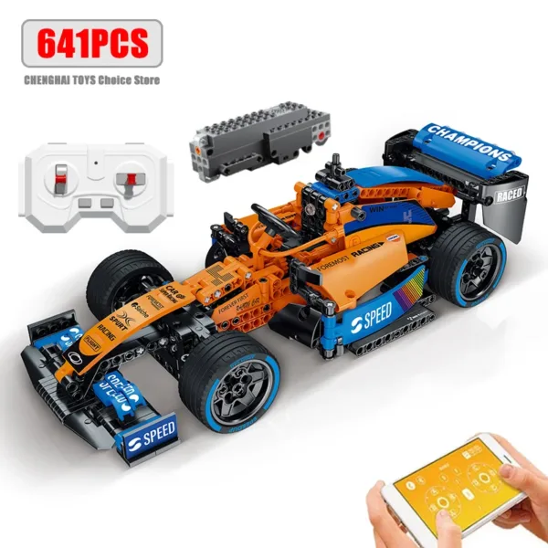 Remote Control Formula Car Building Blocks Set - Image 11