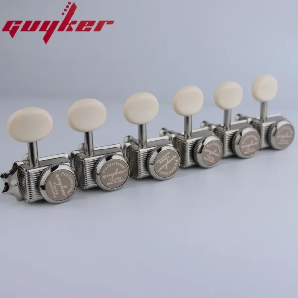 Vintage Nickel Gold Electric Guitar Tuners - Image 3