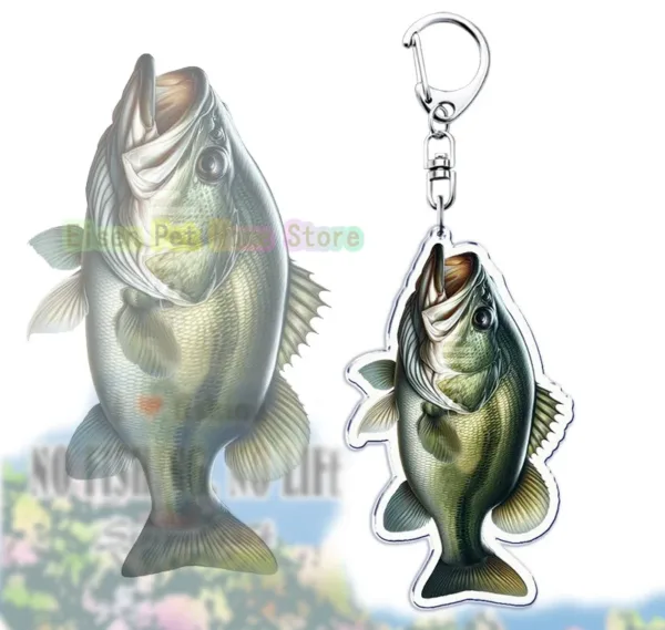 Fishing Man Keychain Pendant for Gifts - Image 11