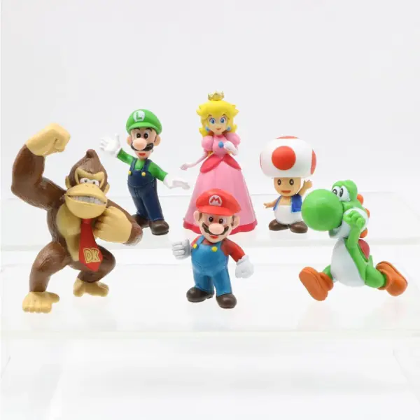 Super Mario Bros PVC Figure Set - 6 Pieces - Image 3