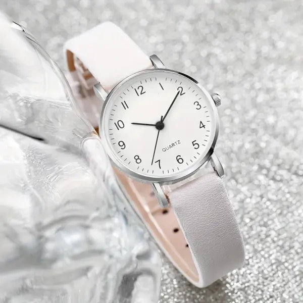 6PCS Women's Quartz Watch and Jewelry Set - Image 4