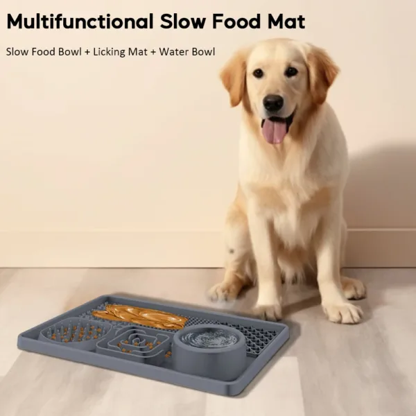 Waterproof Silicone Slow Feeder Mat for Dogs - Image 4