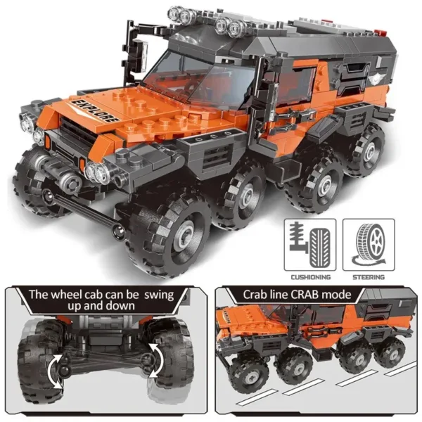 Off-Road Adventure Vehicle Building Blocks Set - Image 4