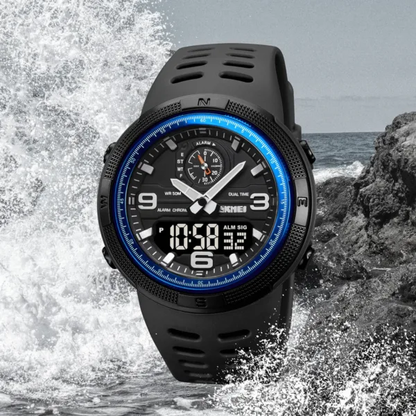 Digital Sports Stopwatch Wristwatch for Men - Image 2