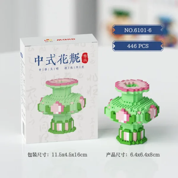 Mini Flower Vase Building Blocks DIY Set - Image 8