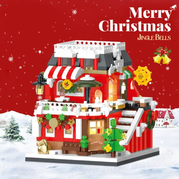 Christmas House Mini Building Blocks Set - Image 2