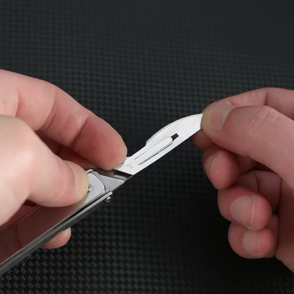 Stainless Steel Multi-function Folding Utility Knife - Image 6