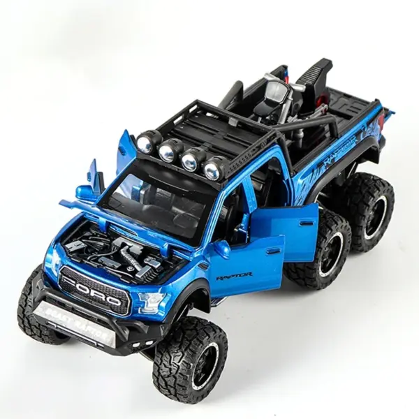 1/28 Ford Raptor F150 Diecast Model Car - Image 9