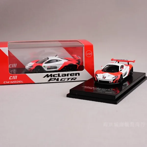 1/64 P1 GTR Diecast Car with Display Case - Image 3