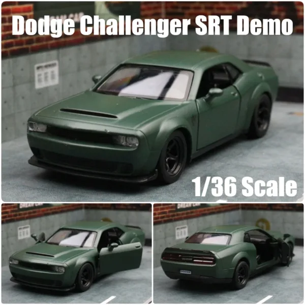 1/36 Dodge Challenger SRT Hellcat Diecast Car - Image 13