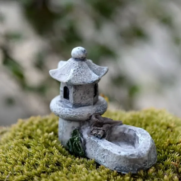 Miniature Fairy Garden Water Well and Bridge - Image 28