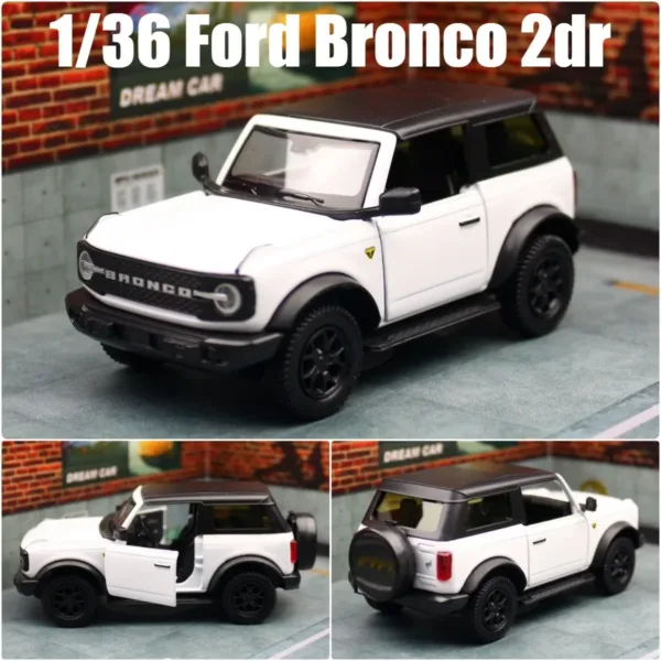 1:36 Ford Bronco Diecast Model Car - Image 9