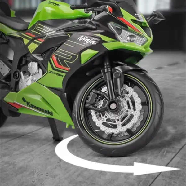 1/12 Scale Kawasaki Ninja ZX-6R Model Bike - Image 3