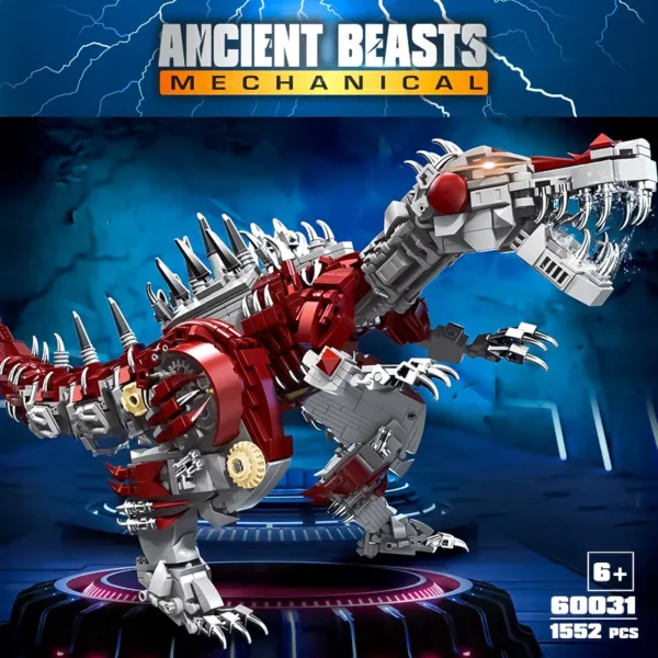 Tyrannosaurus Rex Mechanical Robot Building Toy - Image 9