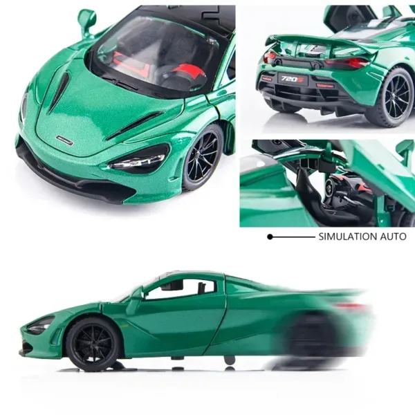 1:32 McLaren 720S Spider Diecast Model Car - Image 5