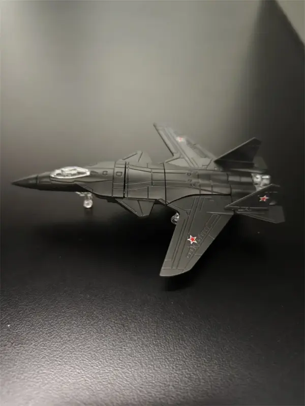 SU-47 Fighter Model Kit 1:165 Scale - Image 5