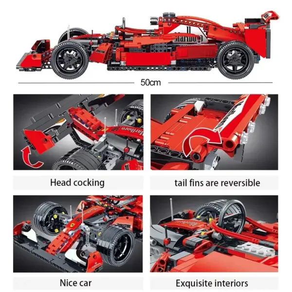 Remote Control F1 Racing Car Building Set - Image 3