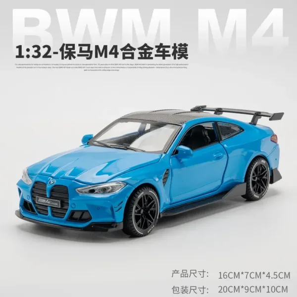 1:32 BMW M4 Coupe Diecast Model Car Toy - Image 9