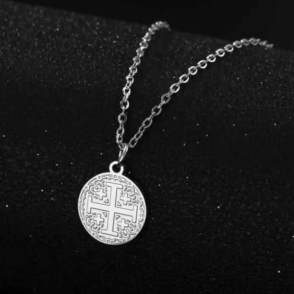 Jerusalem Cross Pendant Necklace for Women - Image 2