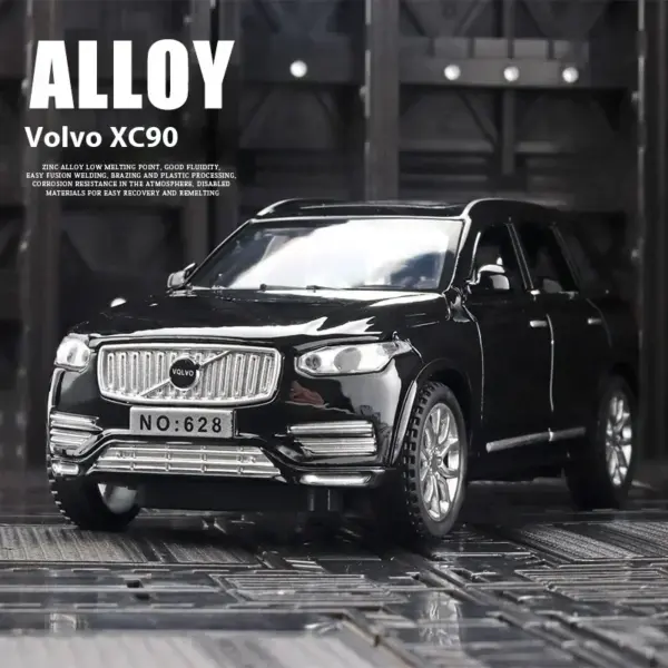 Diecast Metal Volvo XC90 SUV Model with Sound - Image 2