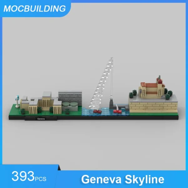 Geneva and Nuremberg Skyline Building Blocks Set