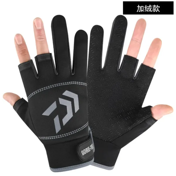 Exposed Finger Fishing Gloves for Outdoor Sports - Image 9