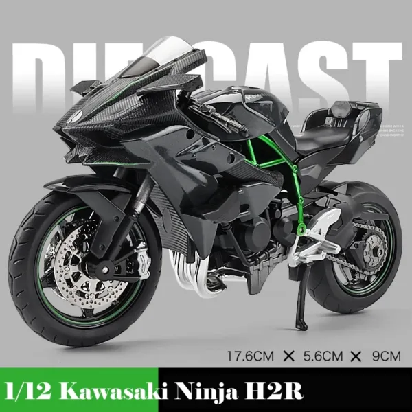 1:12 Kawasaki Ninja ZX-10R Diecast Model - Image 9