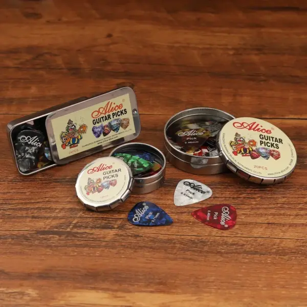 Alice Guitar Picks Set with Collection Box