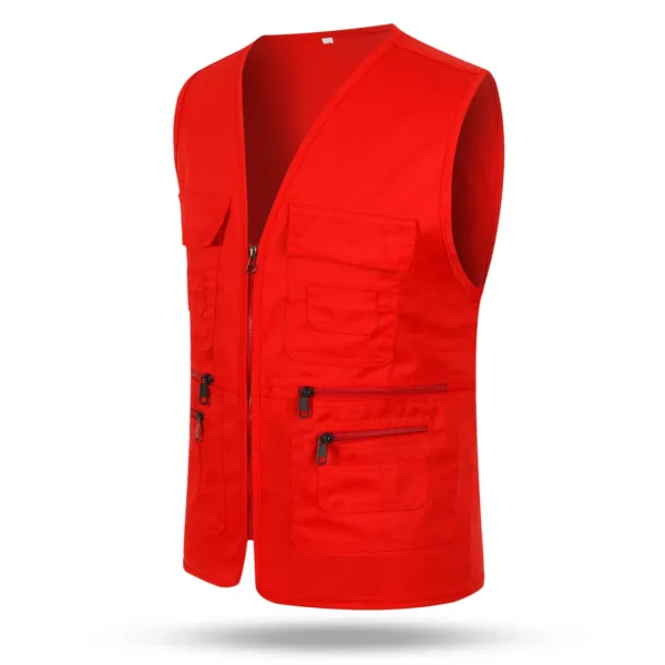 Men's Multi-pocket Casual Fishing Vest - Image 7