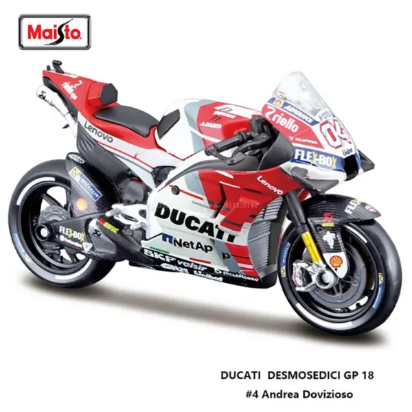 Maisto 1:18 Ducati Lenovo Team Motorcycle Model - Image 12