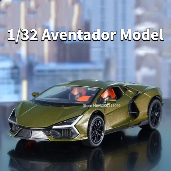 1/32 Metal Aventador Sports Car Model Toy - Image 3