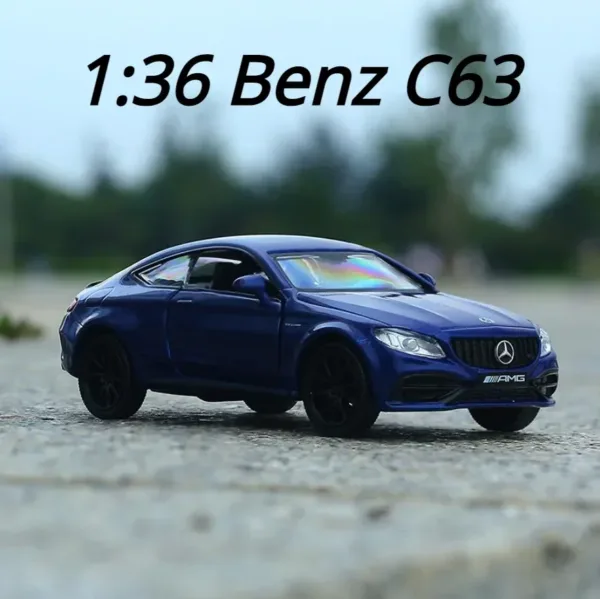 1:36 Diecast Mercedes-Benz C63 AMG Car Model