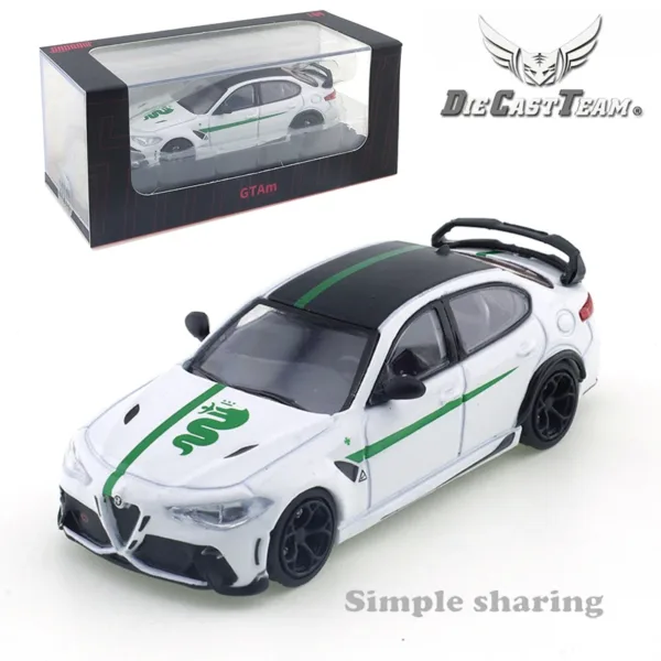 1:64 Scale Diecast Alfa Romeo Giulia Model - Image 14