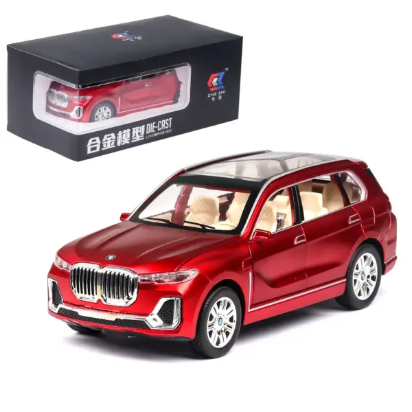 1:24 BMW X7 Alloy Die-Cast Model Car - Image 7
