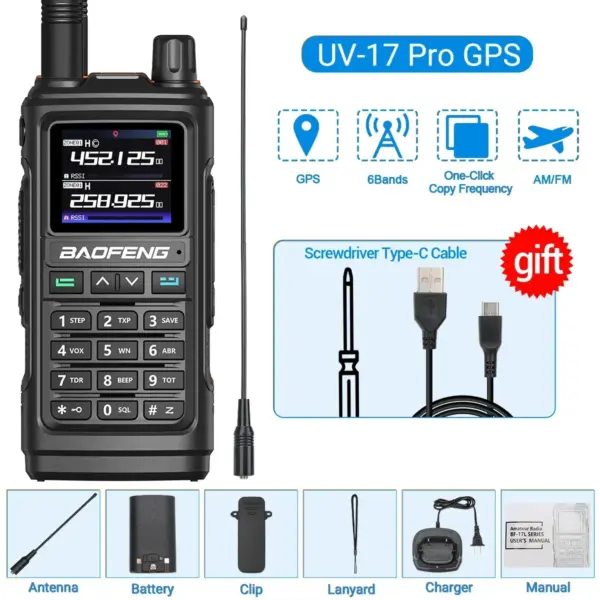 Baofeng UV-17 Pro GPS Walkie Talkie Pack - Image 12