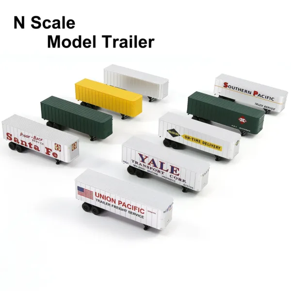 N Scale 1:160 Model Trailers Pack of 2