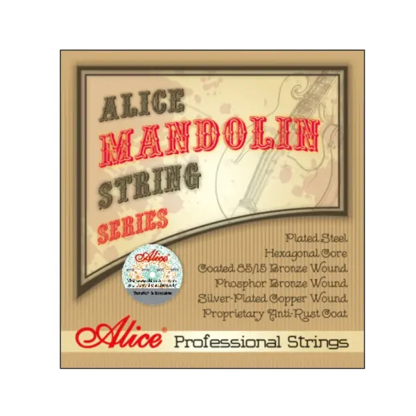 Alice AM06 Mandolin Strings Set Coated 4 Strings - Image 3