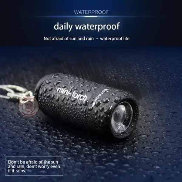 Mini USB Rechargeable Keychain Flashlight - Image 4