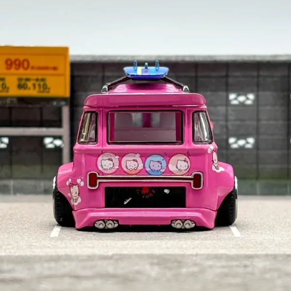 Hello Kitty Volkswagen T1 Van Diecast Model - Image 4