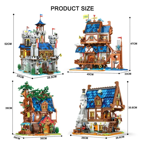 Medieval Castle Building Blocks Set for Ages 6+ - Image 6