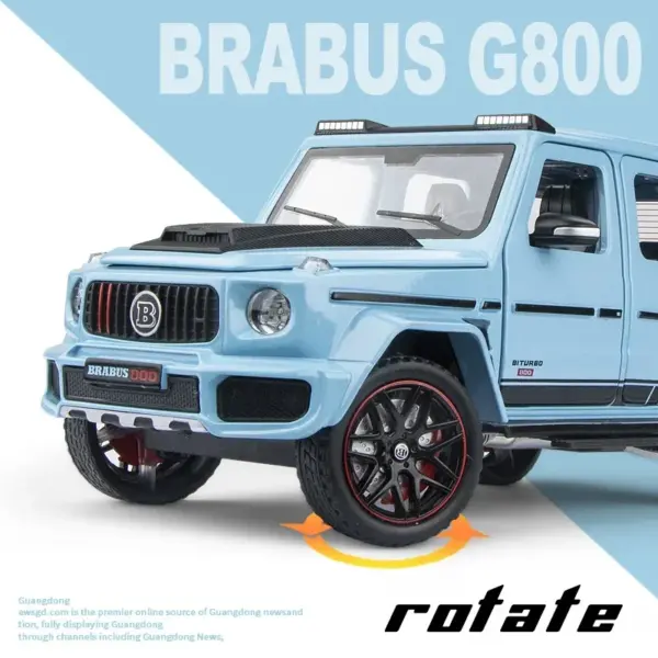 1:24 Scale Brabus G800 Diecast Metal Car - Image 5