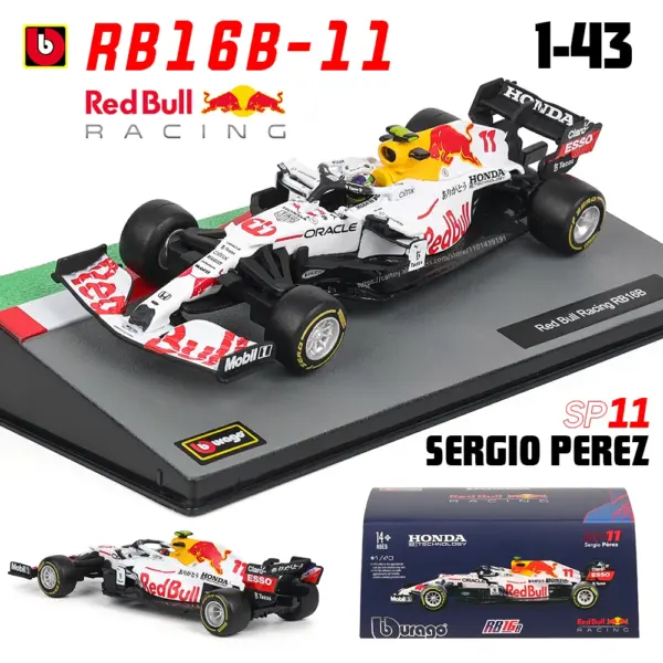 Bburago 1:43 Diecast F1 Red Bull Model