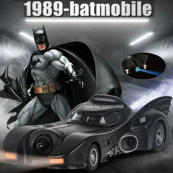 1989 Batmobile Alloy Car Model with Sound