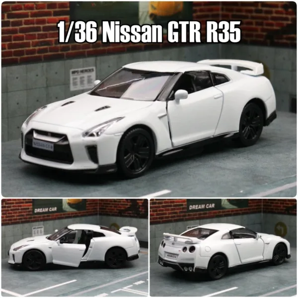 1/36 Nissan Skyline GTR R34 Diecast Model Car - Image 12