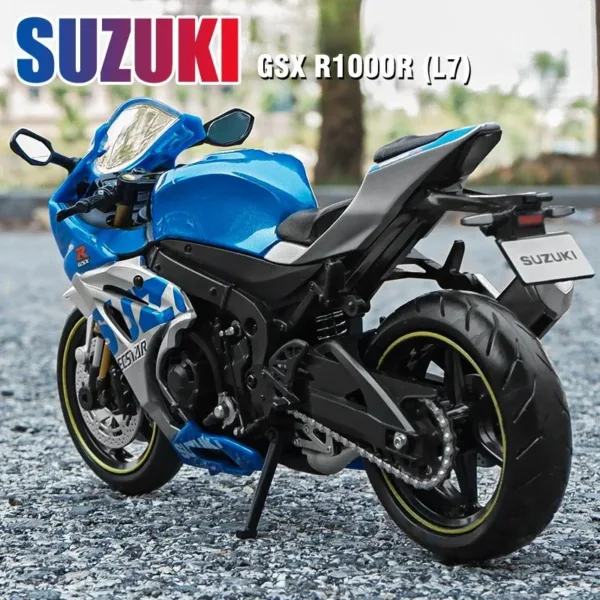 1:12 Scale Suzuki GSX R1000R Diecast Motorcycle