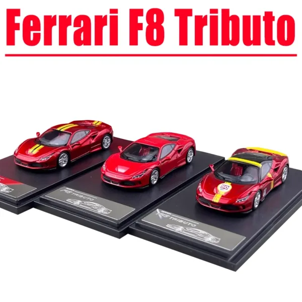 1/64 Ferrari F8 Tributo Diecast Model Car