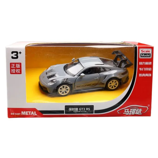 1:36 Alloy Porsche 911 GT3 RS Model Car - Image 6